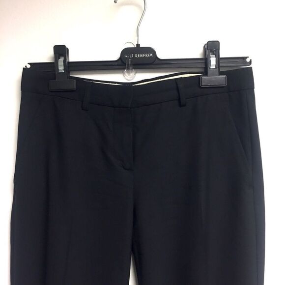 Theory Emery Wool Dress Pants Black 0 - Picture 5 of 9